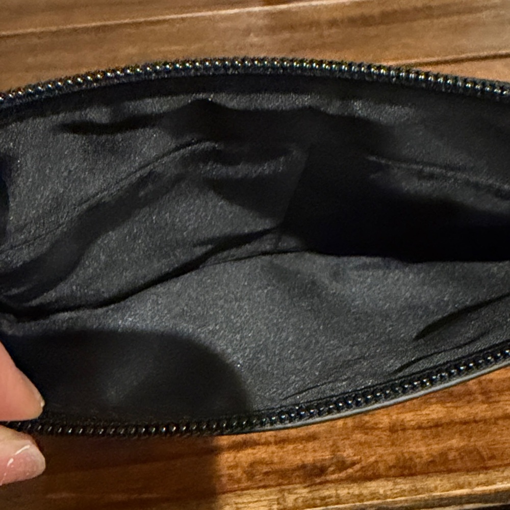 Coach Black Mini Bag with Signature Pattern - Picture 5 of 10